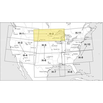 FAA Chart: High Altitude Enroute H 1/2