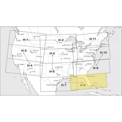 FAA Chart: High Altitude Enroute H 7/8