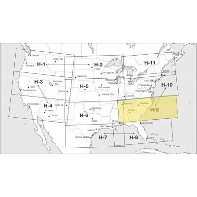 FAA Chart: High Altitude Enroute H 9/10