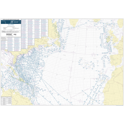 Planning Charts :FAA Chart: North Atlantic Route Chart FLAT