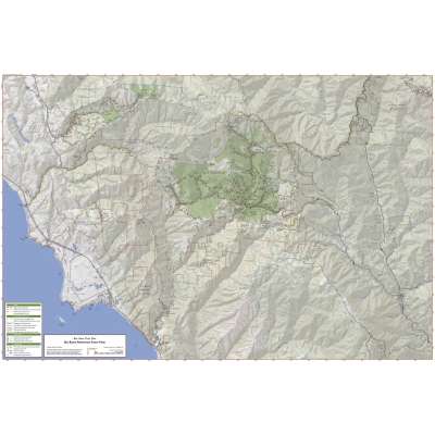 Bay Area Trail Map: Big Basin and Castle Rock 3rd Ed.