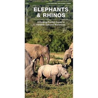Elephants & Rhinos: A Folding Pocket Guide to the Status of Familiar Species