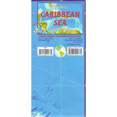 Caribbean Travel Related :Caribbean Sea Guide Map