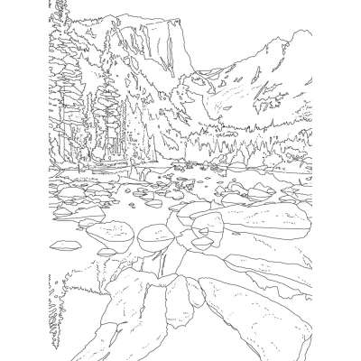 The National Parks Postcard Coloring Book: 20 Colorable Postcards of America's National Parks