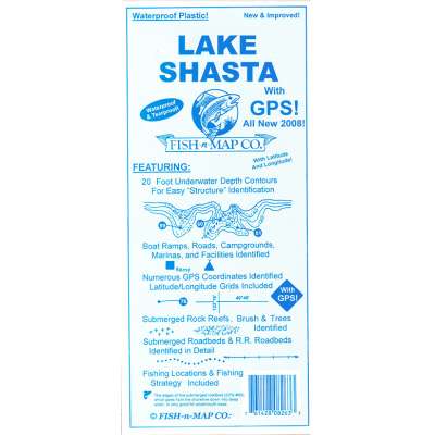 Fishing :Fish-n-Map: Lake Shasta