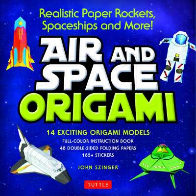 Astronomy & Stargazing :Air and Space Origami Kit: Realistic Paper Rockets, Spaceships and More!