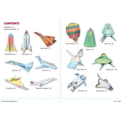 Air and Space Origami Kit: Realistic Paper Rockets, Spaceships and More!