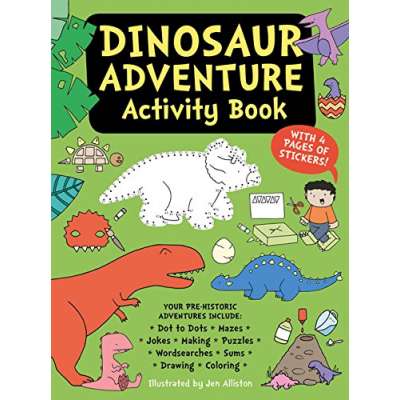 Dinosaurs, Fossils, & Geology Books :Dinosaur Adventure Activity Book