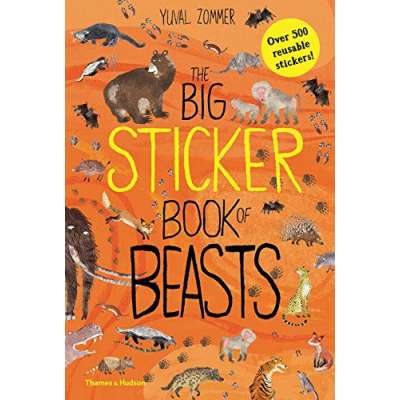 Kids Books about Animals :The Big Sticker Book of Beasts