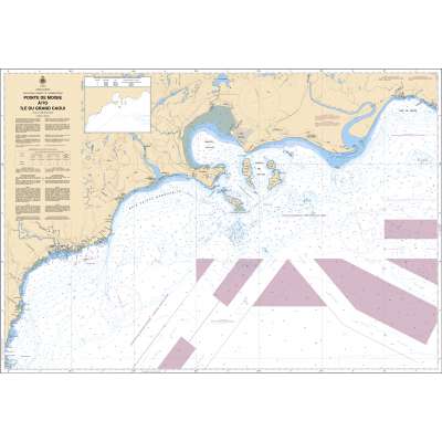 CHS Chart 1221: Pointe de Moisie à/to Île du Grand Caouis