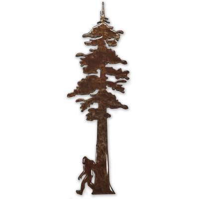 Redwood Tree w/ Bigfoot MAGNET - Bigfoot Gift