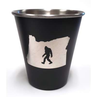 Oregon Bigfoot Stainless Steel Shot Glass