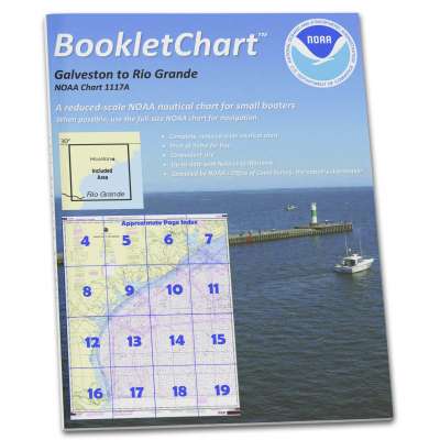 HISTORICAL NOAA BookletChart 1117A: Galveston to Rio Grande (Oil and Gas Leasing Areas)