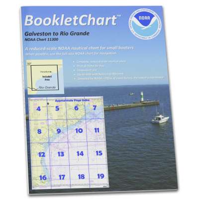 HISTORICAL NOAA BookletChart 11300: Galveston to Rio Grande