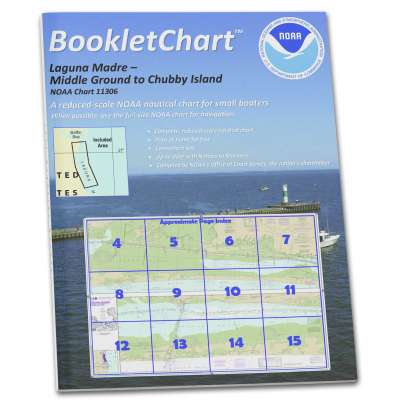 HISTORICAL NOAA BookletChart 11306: Intracoastal Waterway Laguna Madre Middle Ground to Chubby Island