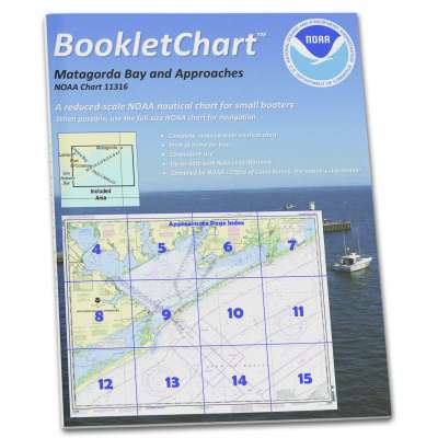 NOAA BookletChart 11316: Matagorda Bay and approaches