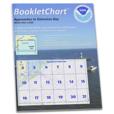 NOAA BookletChart 11323: Approaches to Galveston Bay