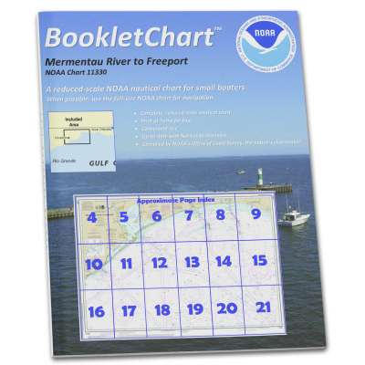 NOAA BookletChart 11330: Mermentau River to Freeport