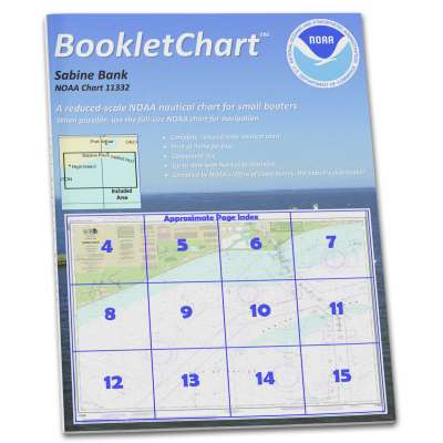 NOAA BookletChart 11332: Sabine Bank