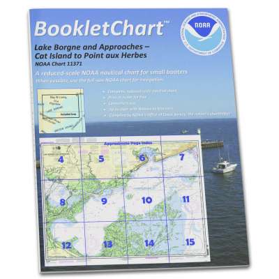 NOAA BookletChart 11371: Lake Borgne and approaches Cat Island to Point aux Herbes