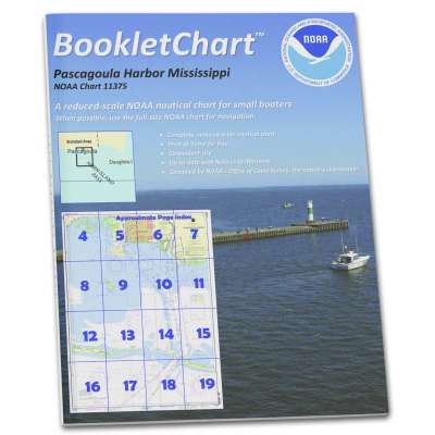NOAA Booklet Chart 11375: Pascagoula Harbor