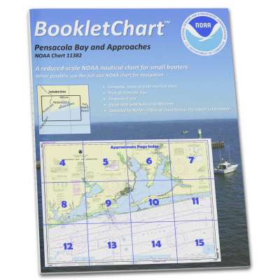 NOAA BookletChart 11382: Pensacola Bay and approaches