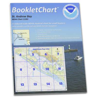 HISTORICAL NOAA BookletChart 11391: St. Andrew Bay