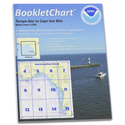 HISTORICAL NOAA BookletChart 11400: Tampa Bay to Cape San Blas