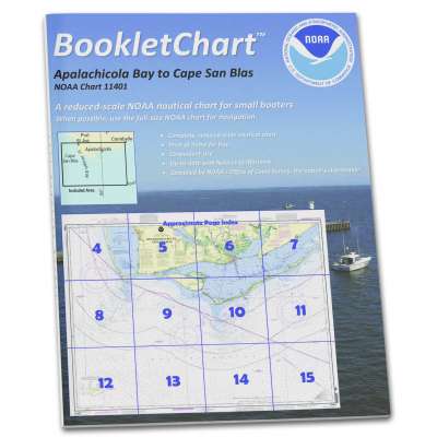 HISTORICAL NOAA BookletChart 11401: Apalachicola Bay to Cape San Blas