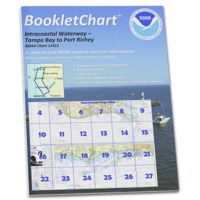 HISTORICAL NOAA BookletChart 11411: Intracoastal Waterway Tampa Bay to Port Richey