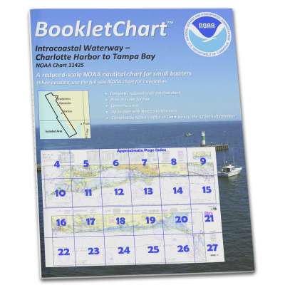 NOAA BookletChart 11425: Intracoastal Waterway Charlotte Harbor to Tampa Bay