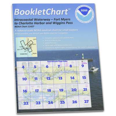 NOAA BookletChart 11427: Intracoastal Waterway Fort Myers to Charlotte Harbor and Wiggins Pass