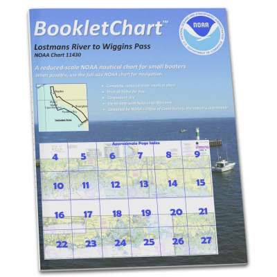 HISTORICAL NOAA BookletChart 11430: Lostmans River to Wiggins Pass