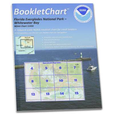 HISTORICAL NOAA BookletChart 11433: Everglades National Park Whitewater Bay