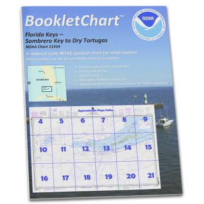 NOAA BookletChart 11434: Florida Keys Sombrero Key to Dry Tortugas