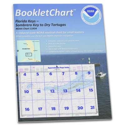 HISTORICAL NOAA BookletChart 11434: Florida Keys Sombrero Key to Dry Tortugas
