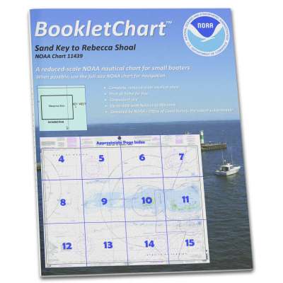 HISTORICAL NOAA BookletChart 11439: Sand Key to Rebecca Shoal