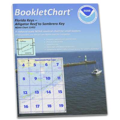 HISTORICAL NOAA BookletChart 11452: Intracoastal Waterway Alligator Reef to Sombrero Key