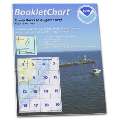 HISTORICAL NOAA BookletChart 11462: Fowey Rocks to Alligator Reef