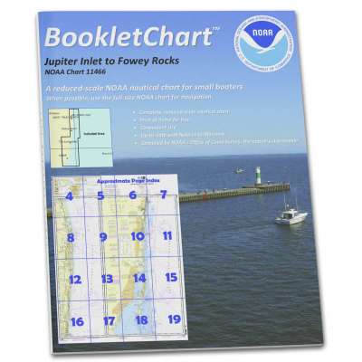 NOAA BookletChart 11466: Jupiter Inlet to Fowey Rocks;Lake Worth Inlet
