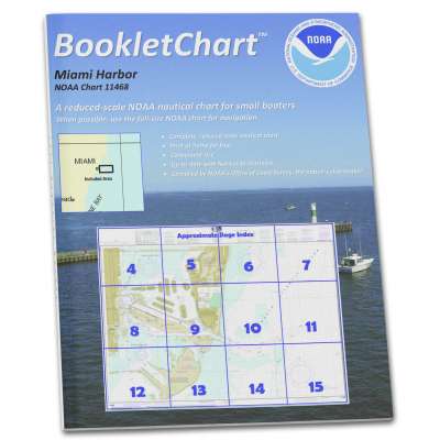 HISTORICAL NOAA BookletChart 11468: Miami Harbor