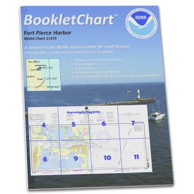 HISTORICAL NOAA Booklet Chart 11475: Fort Pierce Harbor