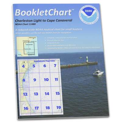 NOAA BookletChart 11480: Charleston Light to Cape Canaveral