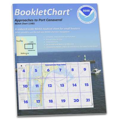 HISTORICAL NOAA BookletChart 11481: Approaches to Port Canaveral