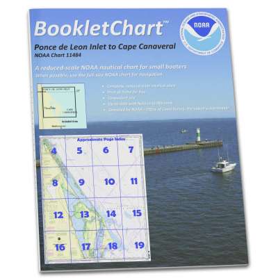 HISTORICAL NOAA BookletChart 11484: Ponce de Leon Inlet to Cape Canaveral