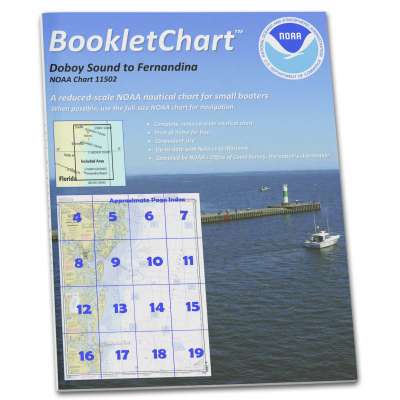 NOAA BookletChart 11502: Doboy Sound to Fernadina