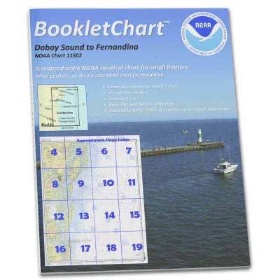 HISTORICAL NOAA BookletChart 11502: Doboy Sound to Fernadina