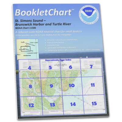 HISTORICAL NOAA BookletChart 11506: St. Simons Sound: Brunswick Harbor and Turtle River
