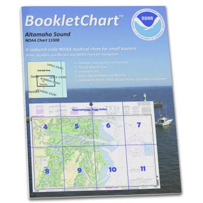 HISTORICAL NOAA BookletChart 11508: Altamaha Sound