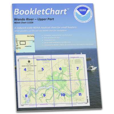 HISTORICAL NOAA Booklet Chart 11526: Wando River Upper Part
